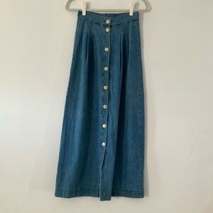 #35 Ilana Kohn Denim Cielo Skirt size 2